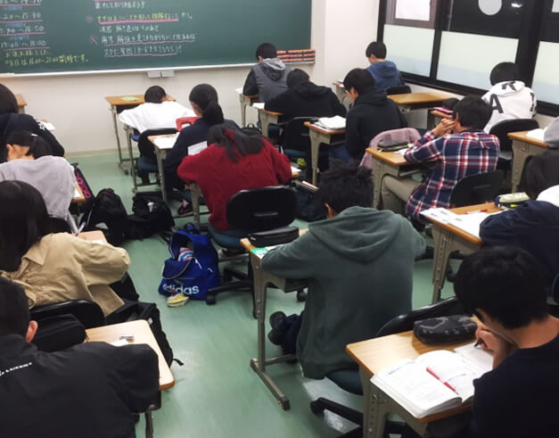 螢雪ゼミナール 長良北校 冬の受験生
