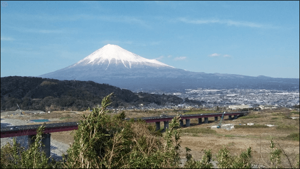 螢雪ゼミナール　北方真正校　富士山