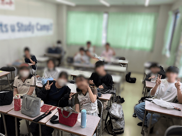 鵜沼各務原校の塾ケイセツでの一コマ