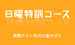 岐阜・愛知の進学塾　蛍雪ゼミナール　中３ オススメコース　日曜特訓コース