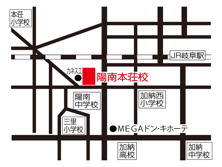 陽南本荘校の地図