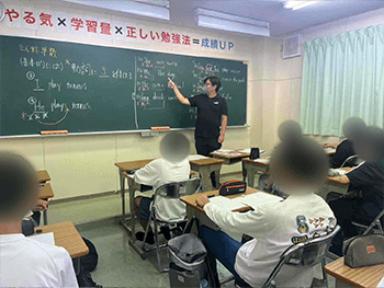 岐阜市長森の小中学生一斉授業